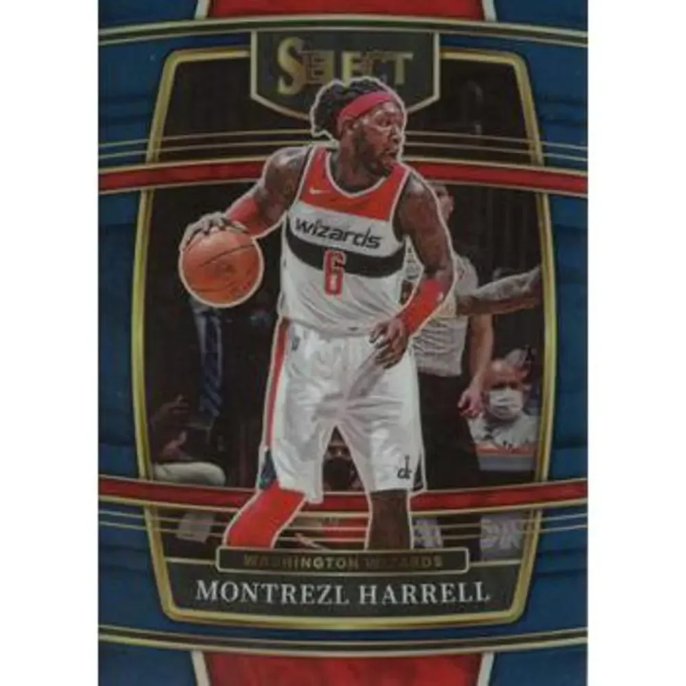 2021-22 Panini Select Montrezl Harrell Blue Prizm #52 Washington Wizards